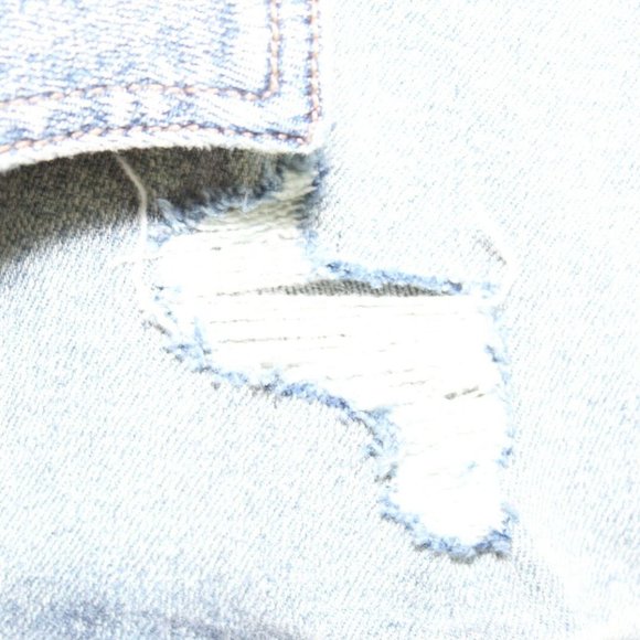 Maurices Vintage Destructed Denim Jacket H11503 - Picture 5 of 12